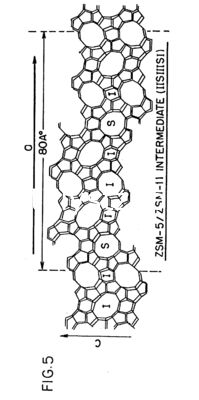 SiO2/Al2O3 280水晶表面450m2/G ZSM-11のゼオライトの粉